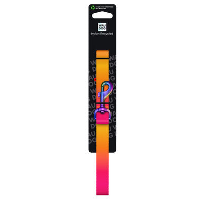 WAUDOG NYLON DOG LEASH GRADIENT ORANGE
