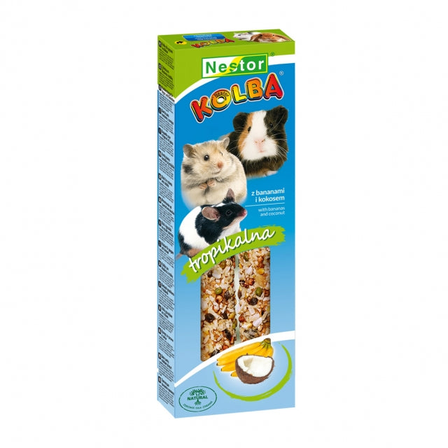 2x RODENTS STICKS 2 IN 1 COCONUT / BANANAS 115g