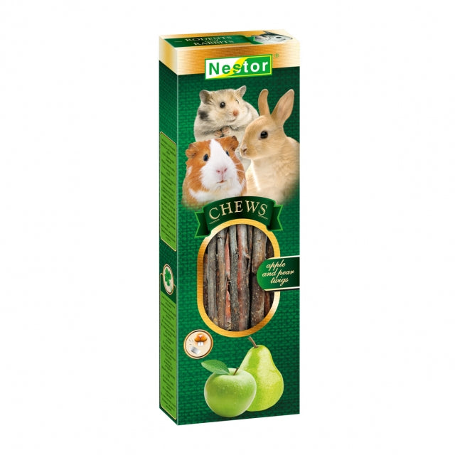 APPLE AND PEAR BRANCHES FOR RODENTS AND RABBITS 80g