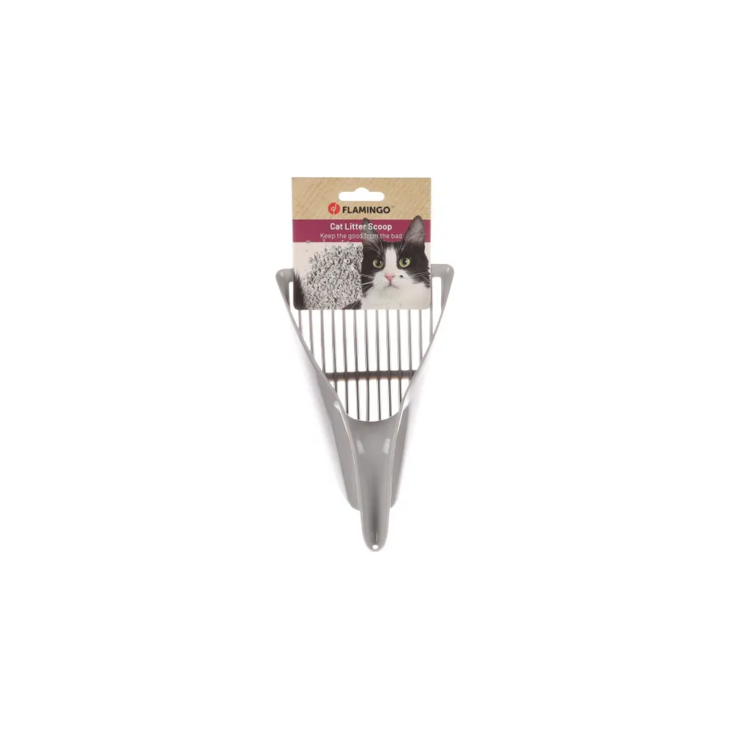 CAT LITTER SCOOP CUP GREY