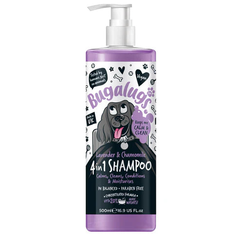 BUGALUGS ALL IN 4in1 DOG SHAMPOO (LAVENDER&CHAMOMILE)