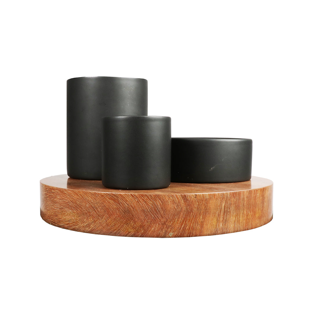 IGGY – ENRICHED FOOD TRAY WITH 3 LEVELS BLACK