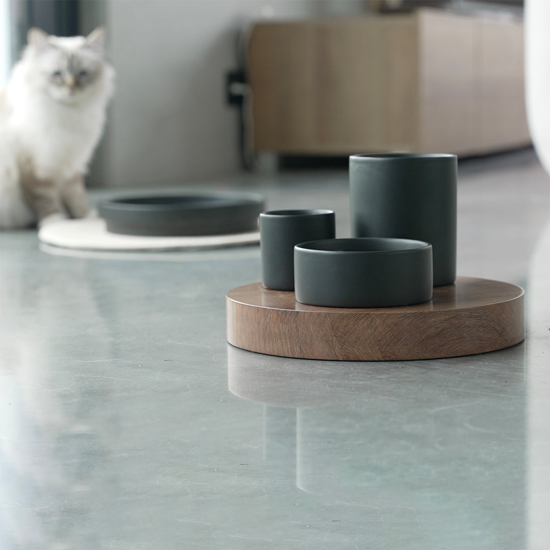 IGGY – ENRICHED FOOD TRAY WITH 3 LEVELS BLACK