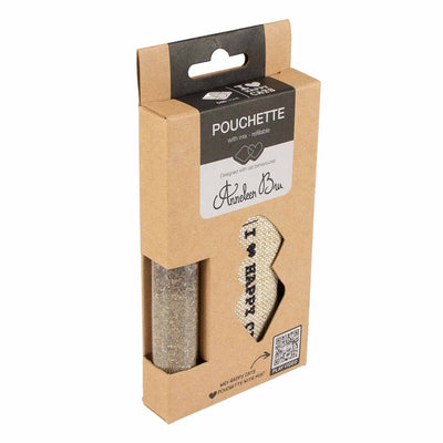 POUCHETTE – POUCH WITH HERBMIXTUBE BEIGE