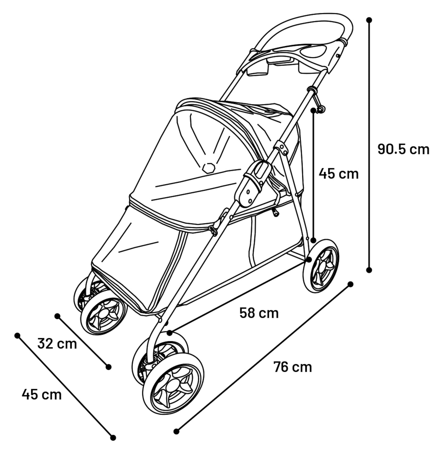 BUGGY DAMIO RED