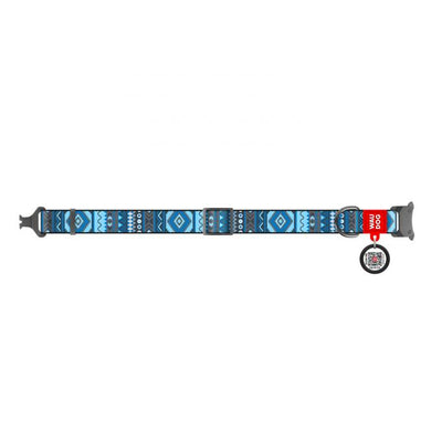 WAUDOG NYLON DOG COLLAR WITH QR PASSPORT