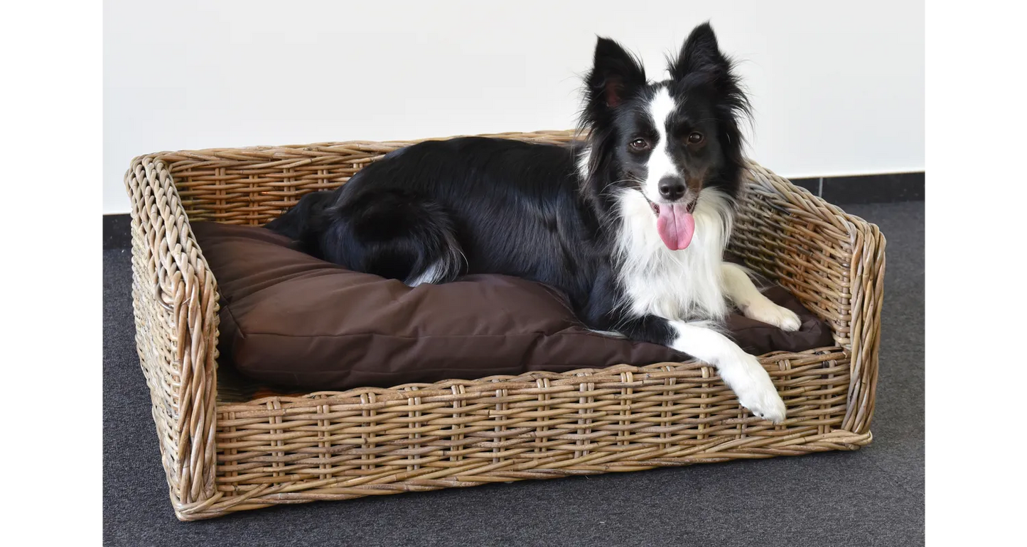 BASKET RECTANGULAR WICKER BIBA