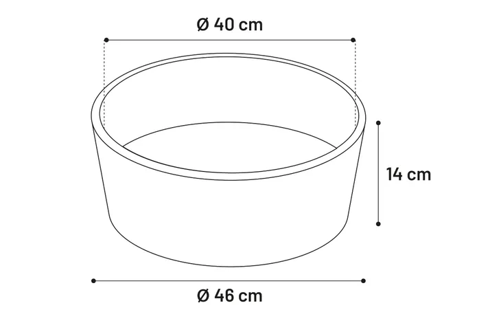BASKET ZINZI ROUND GREY