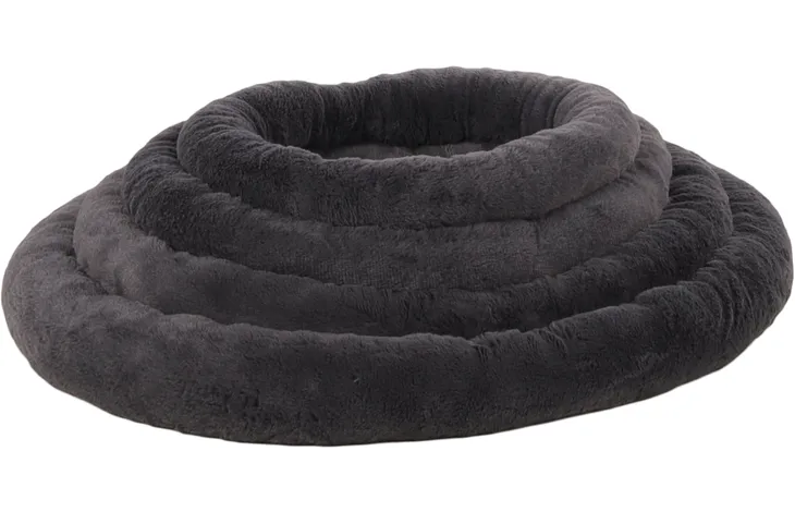 CUSHION ISAURA OVAL DARK GREY