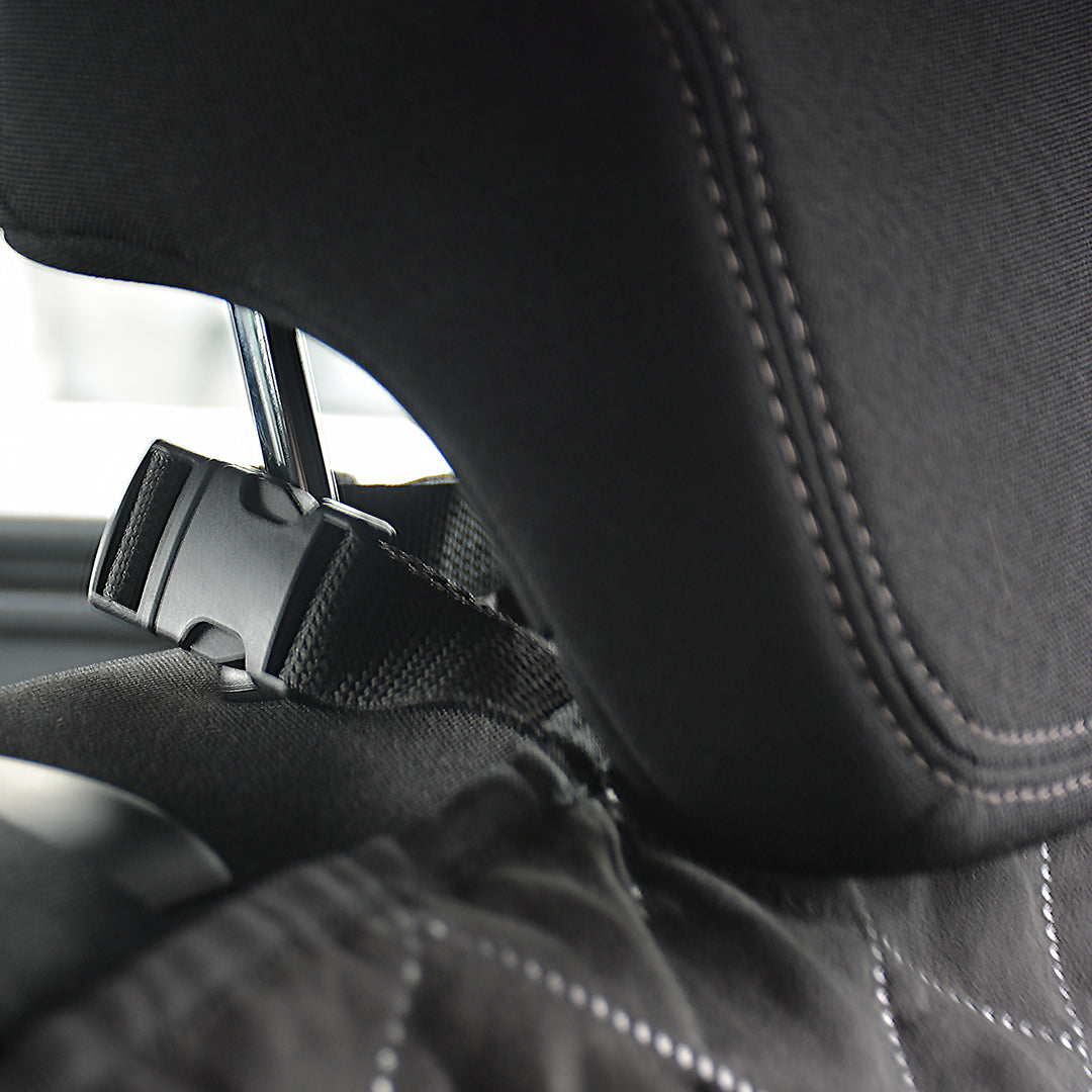 BACK SEAT COVER WITH EDGE BLACK