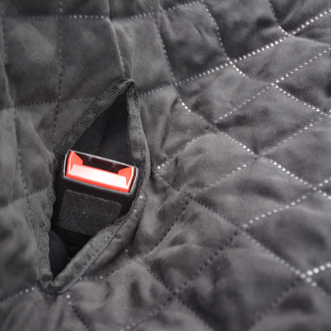 BACK SEAT COVER WITH EDGE BLACK