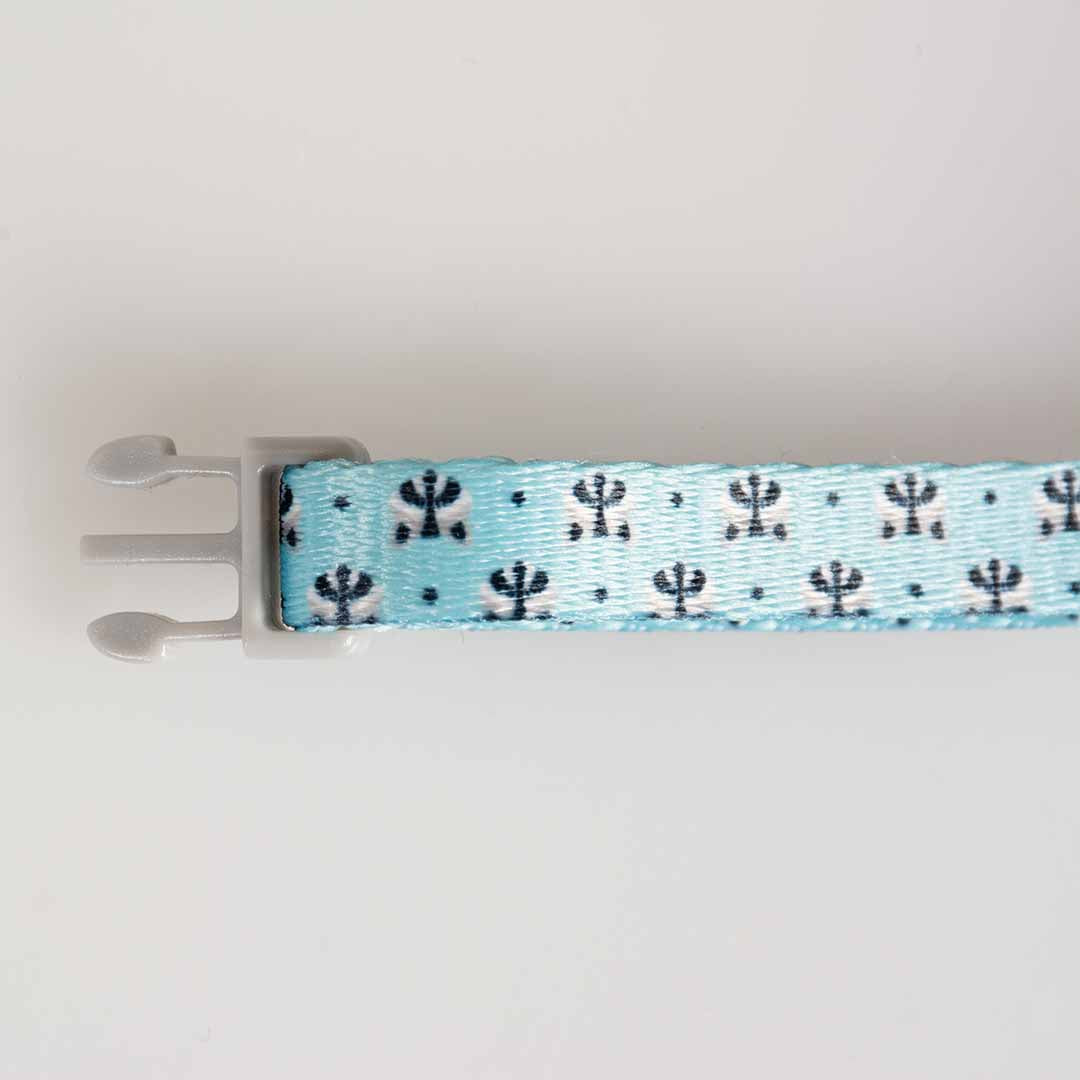 CAT COLLAR RACCOON NYLON MIXED COLOURS 20-30cm / 10mm