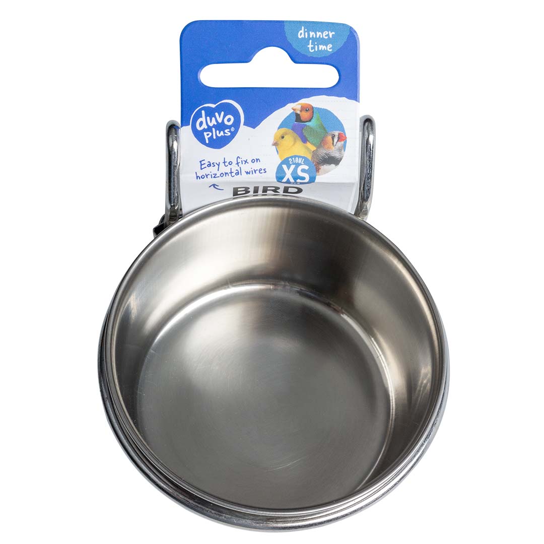 COOP CUP BIRD INOX + HOOK SILVER