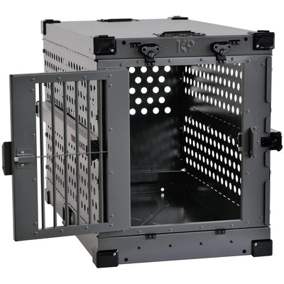 K9 KENNEL BOSS ALUMINIUM DOG CRATE GREY