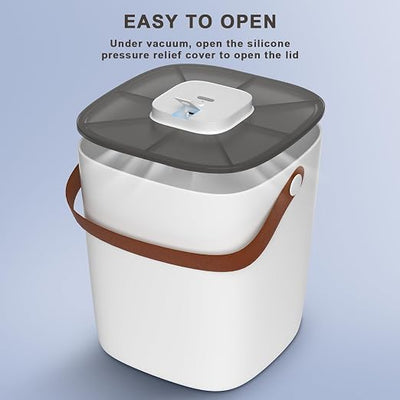 CAT & DOG STORAGE CONTAINER WITH SMART VACCUM LID