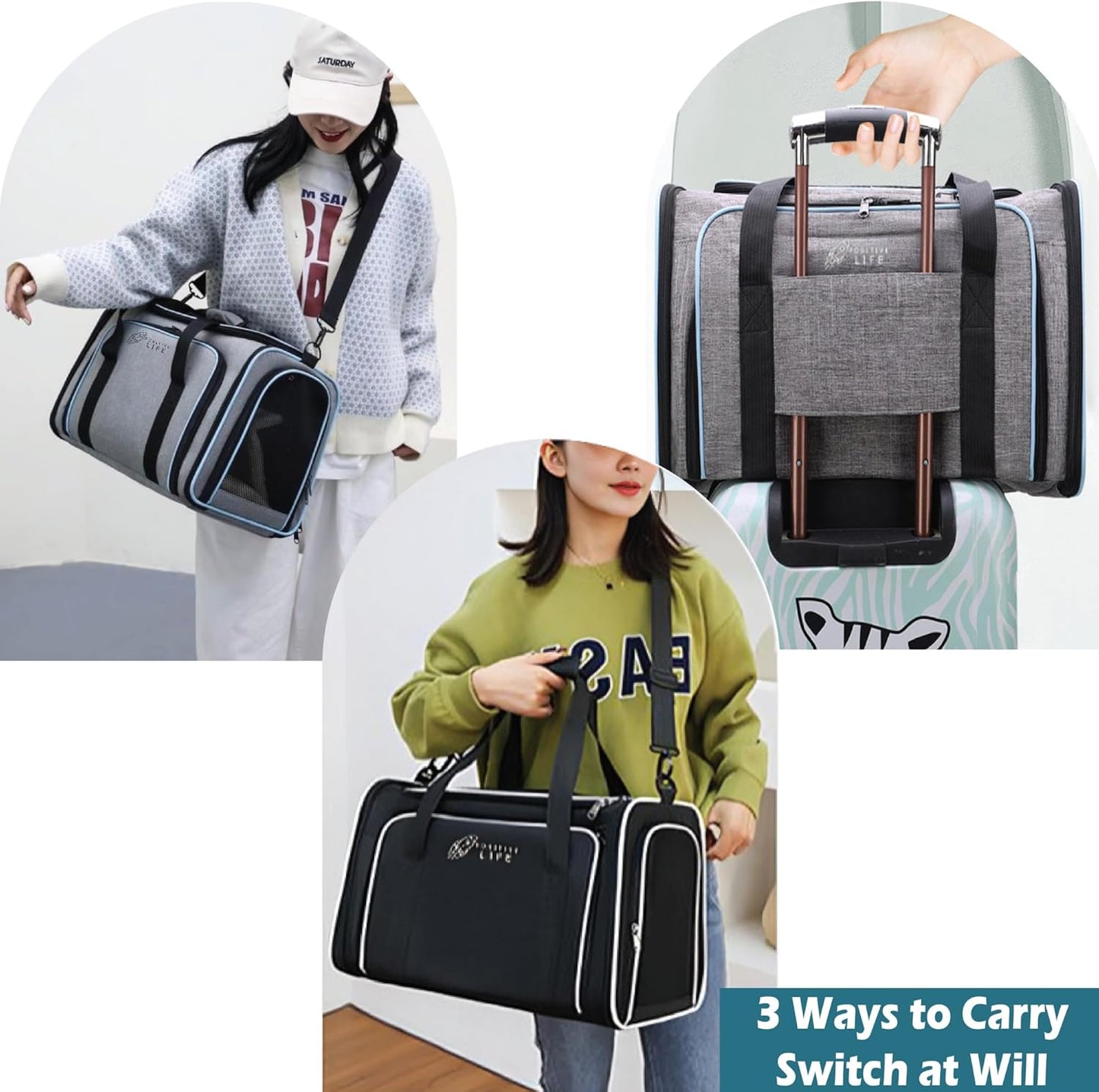 PET TRAVEL BAG ACCORDION 7kg/Max