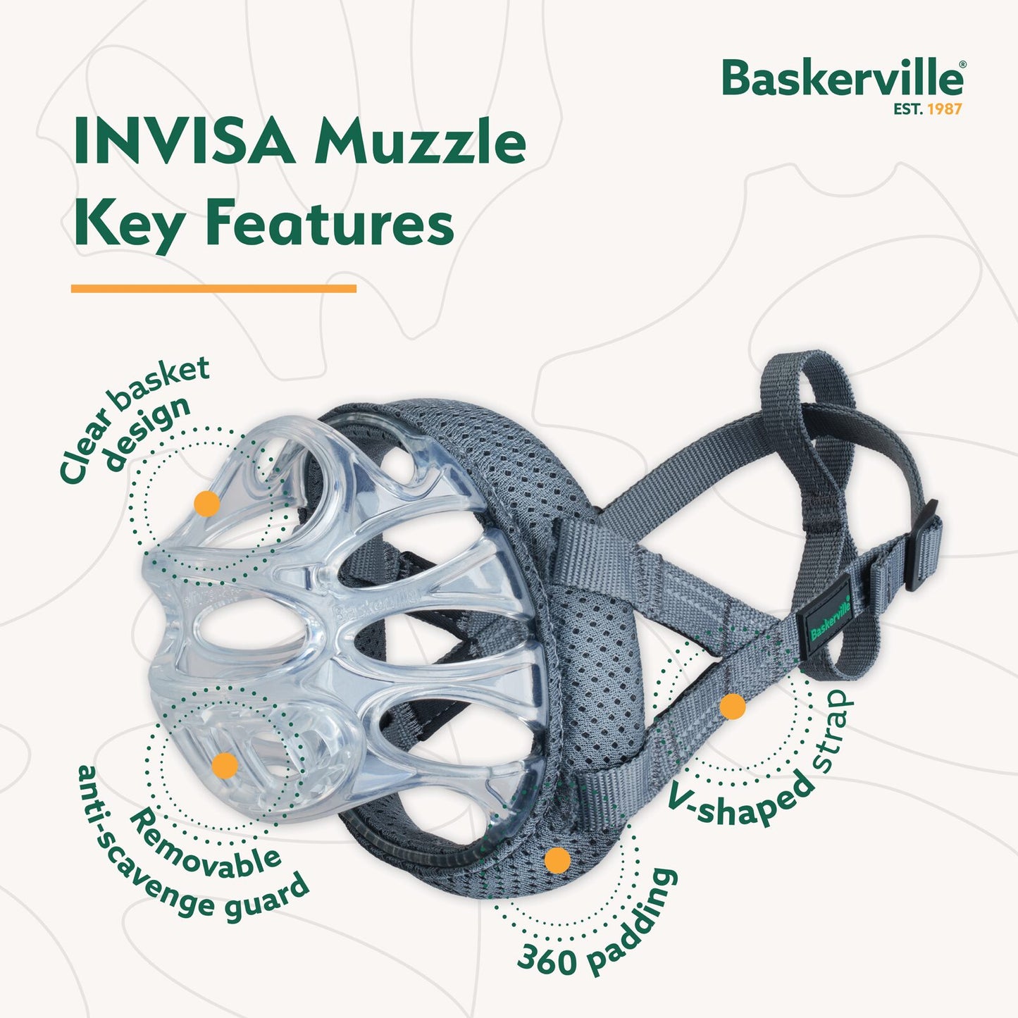 BASKERVILLE INVISA MUZZLE