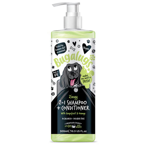 ZINGY 2-IN-1 SHAMPOO & CONDITIONER WITH GRAPEFRUIT & ORANGE