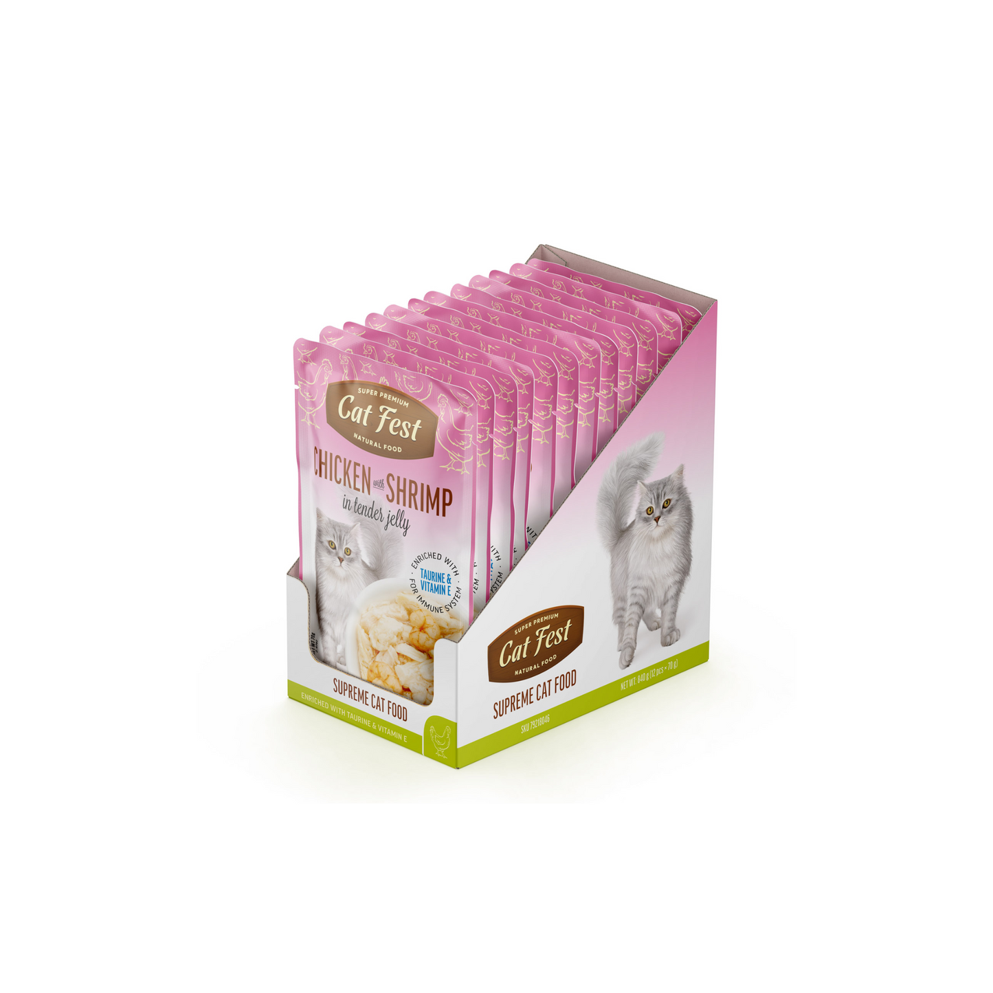 CHICKEN WITH SHRIMP INTENDER JELLY 70G