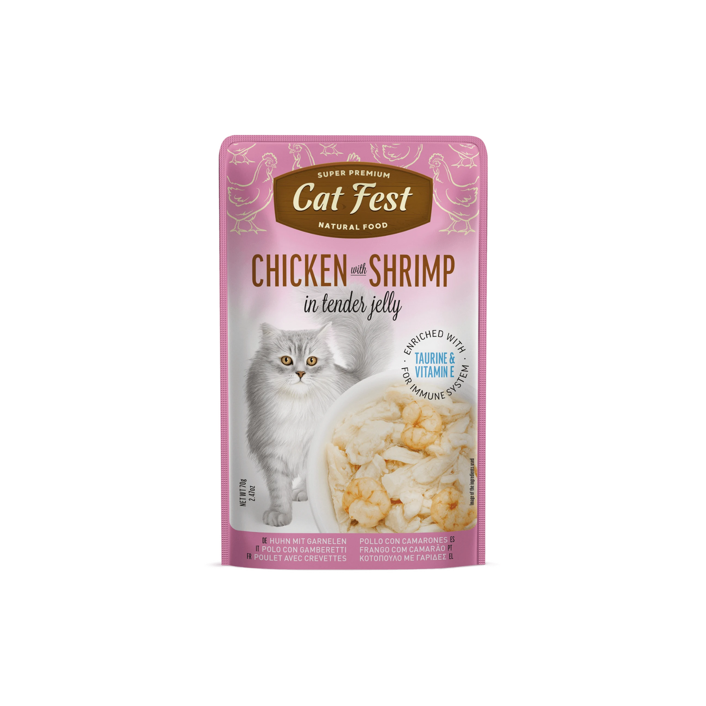 CHICKEN WITH SHRIMP INTENDER JELLY 70G