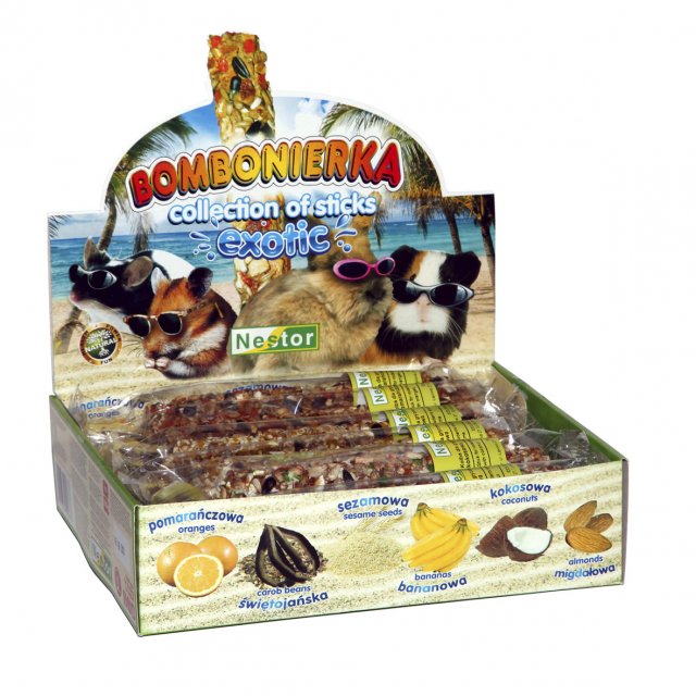 12x RODENT EXOTIC STICKS BOX MIX