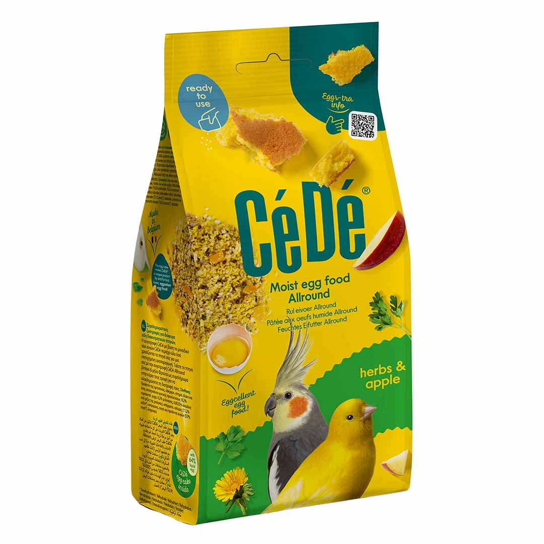 CEDE EGG FOOD MOIST ALLROUND HERBS & APPLE 120g