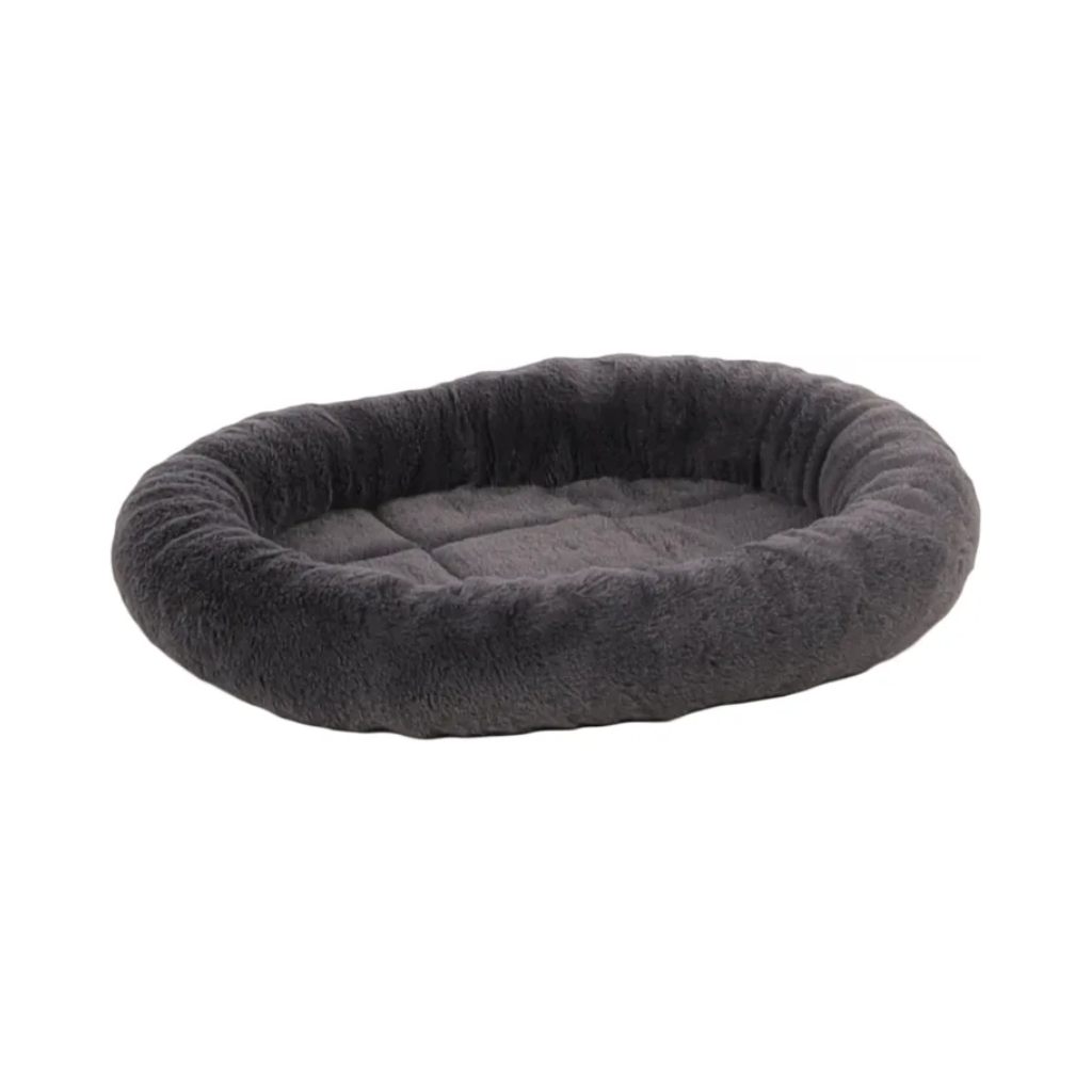 CUSHION ISAURA OVAL DARK GREY