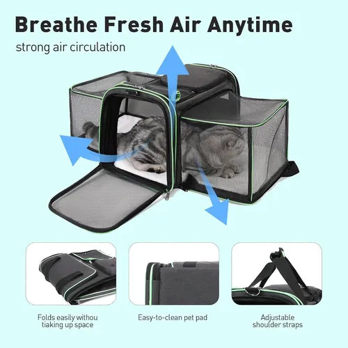 PET TRAVEL BAG 4WAY 7kg/Max