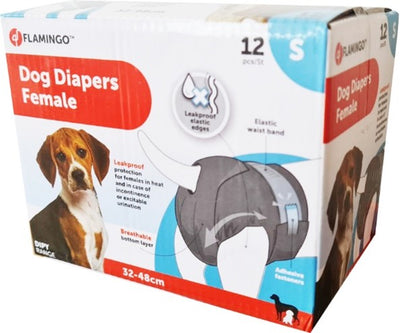 DIAPERS DIPY FOR FEMALE DOGS 12pcs