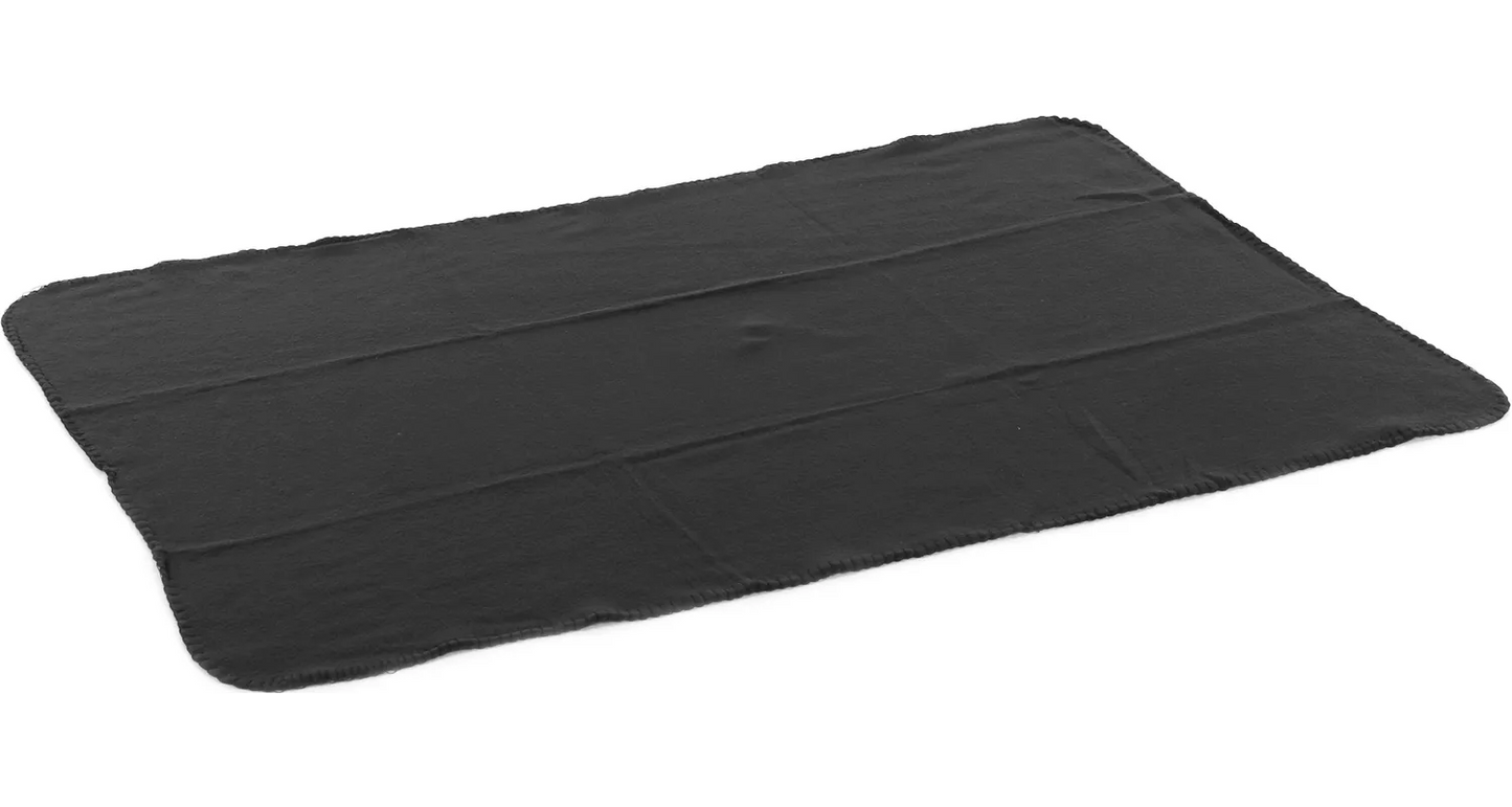 FLEECE BLANKET SALIM BLACK
