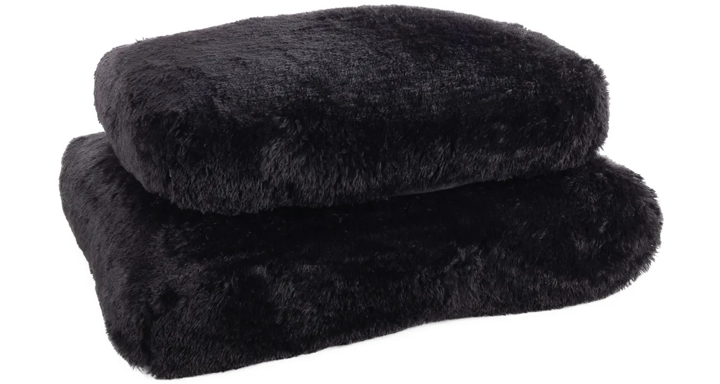 CUSHION KREMS RECTANGULAR + ZIPPER BLACK