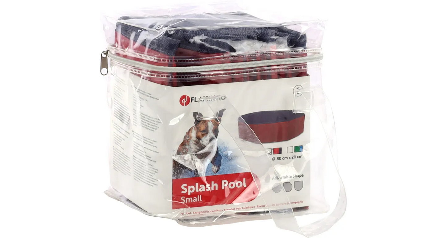 DOGGY SPLASH POOL RED/BLUE