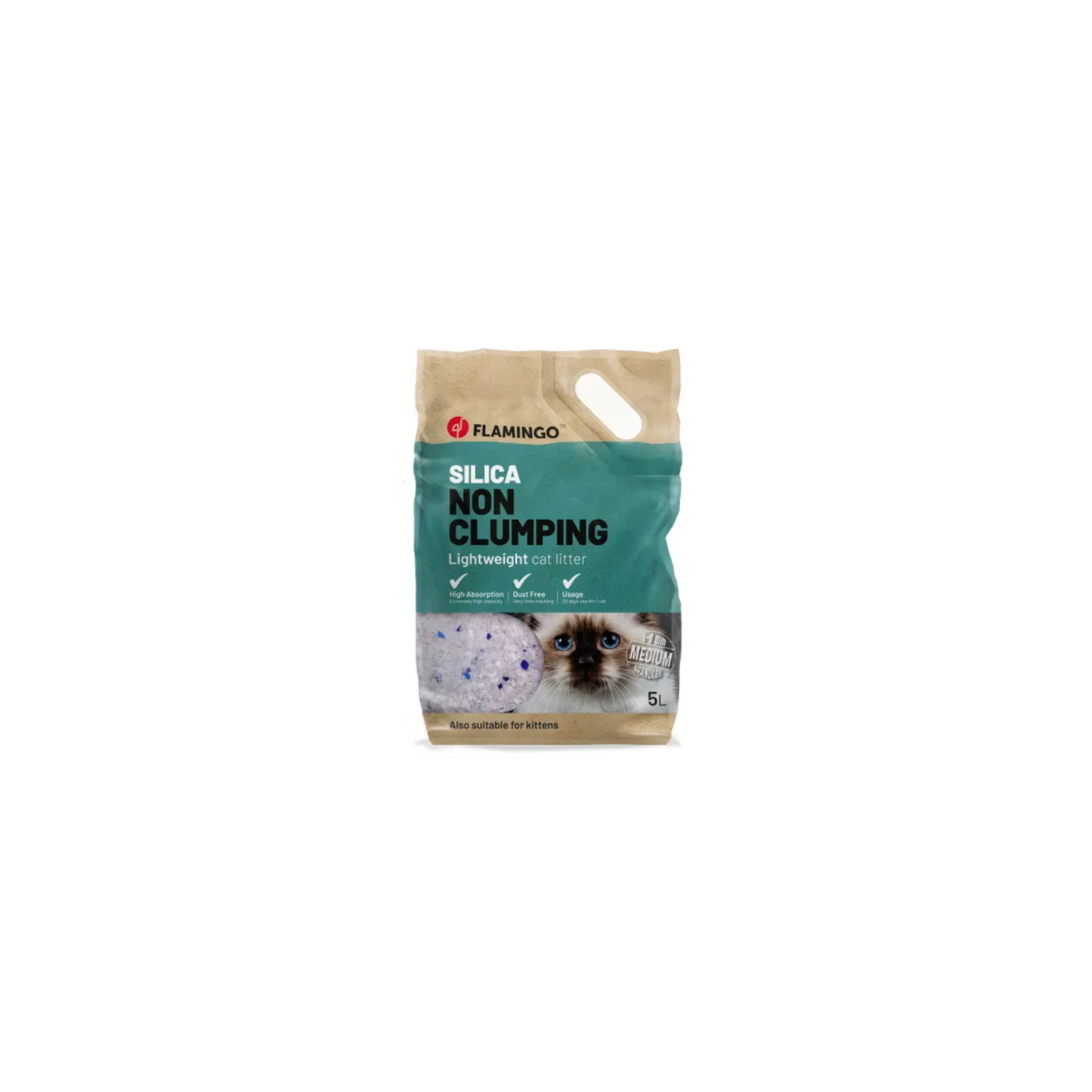 CAT LITTER SILICA MEDIUM GRAINS 1-8mm
