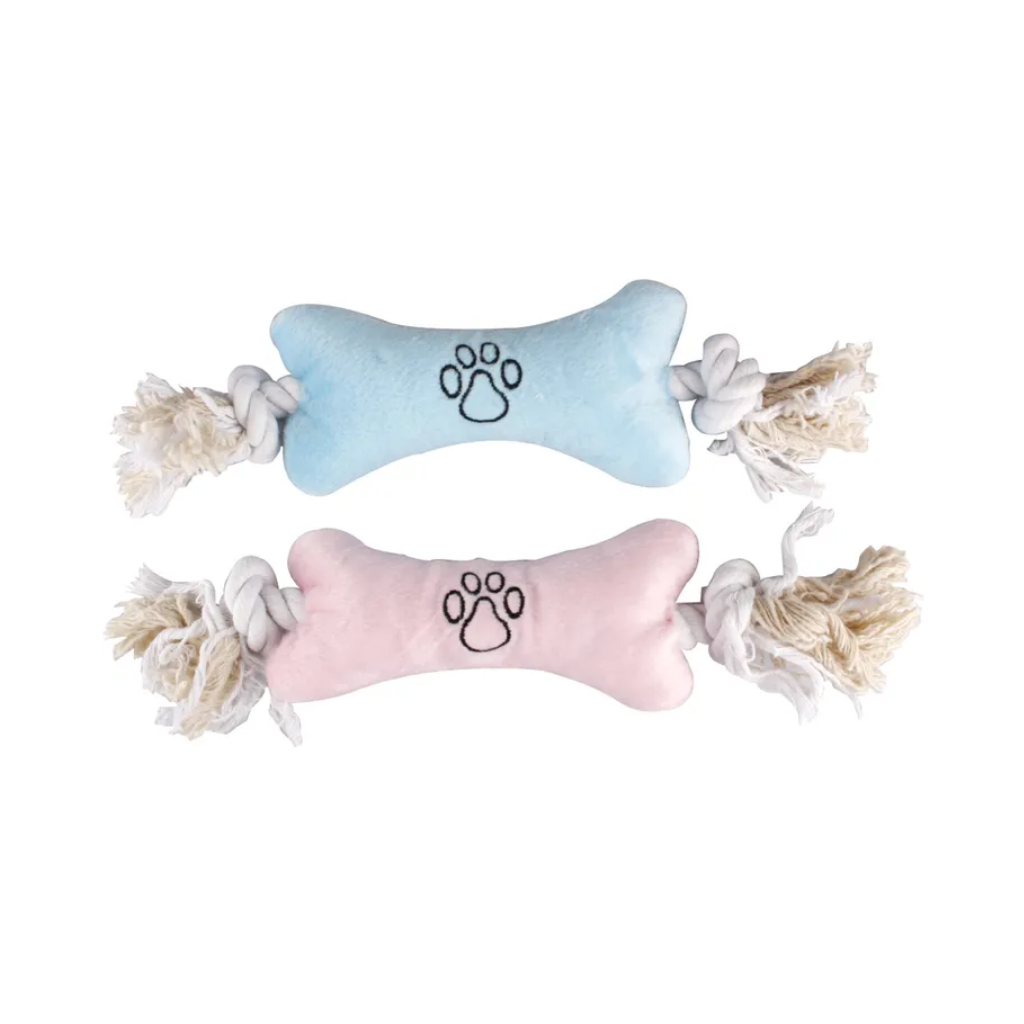 PUPPY TOY WESSL BONE CORD