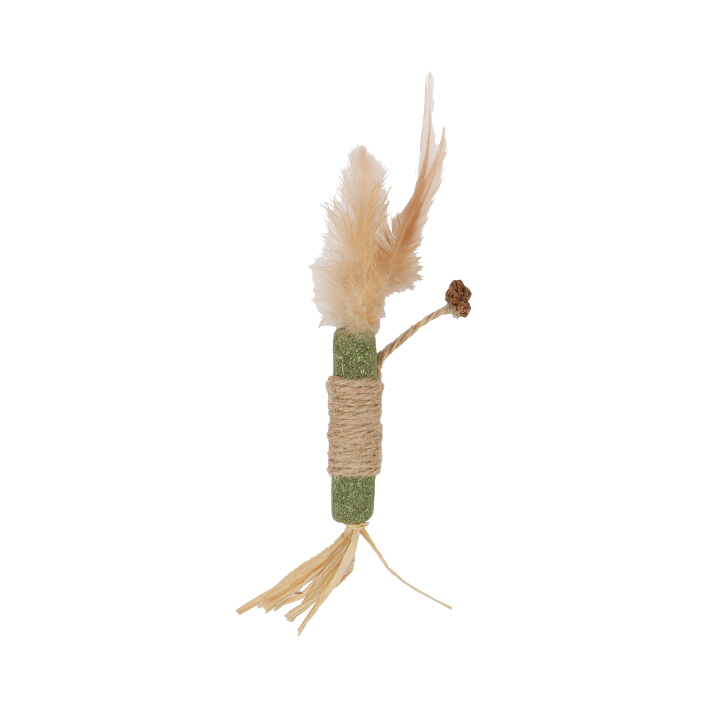 CATNIP CAT TOY KATTI STICK WITH ROPE