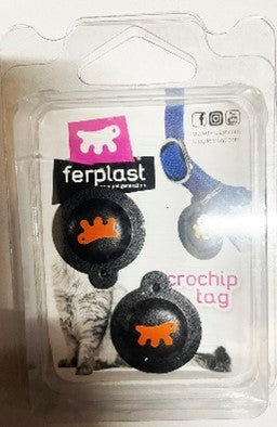 2x SPARE MICROCHIP TAG FOR CAT COLLARS