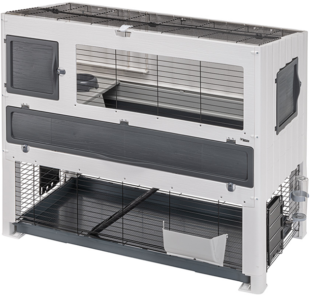 BONNIE LARGE ΓΚΡΙ/ΛΕΥΚΟ