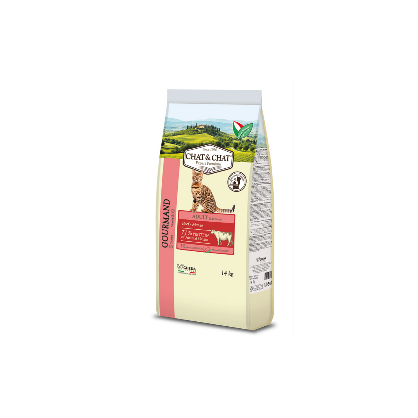 CHAT&CHAT EXPERT ADULT BEEF 14KG
