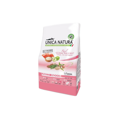 GHEDA - UNICA NATURA INDOOR SALMON, RICE AND APPLES 1.5KG
