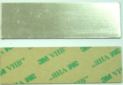 БИРКА ЗОЛОТОЙ ПРЯМОУГОЛЬНИК БОЛЬШОЙ