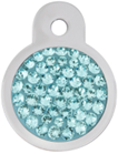 SMALL SILVER/BLUE TAG