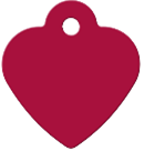 PINK HEART TAG WITH EPIGRAPH SMALL