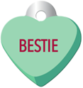 GREEN HEART TAG SMALL