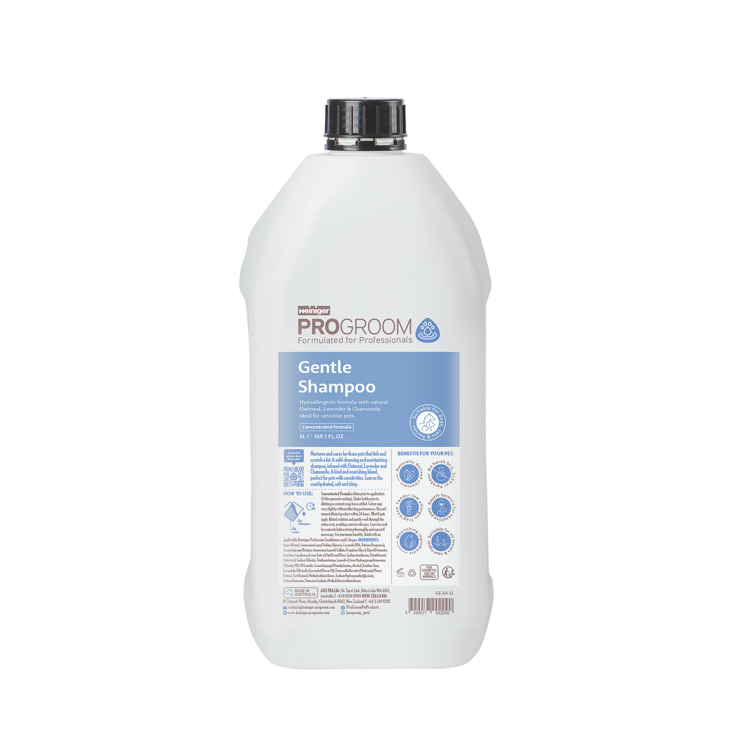 HEINIGER PROGROOM GENTLE SHAMPOO