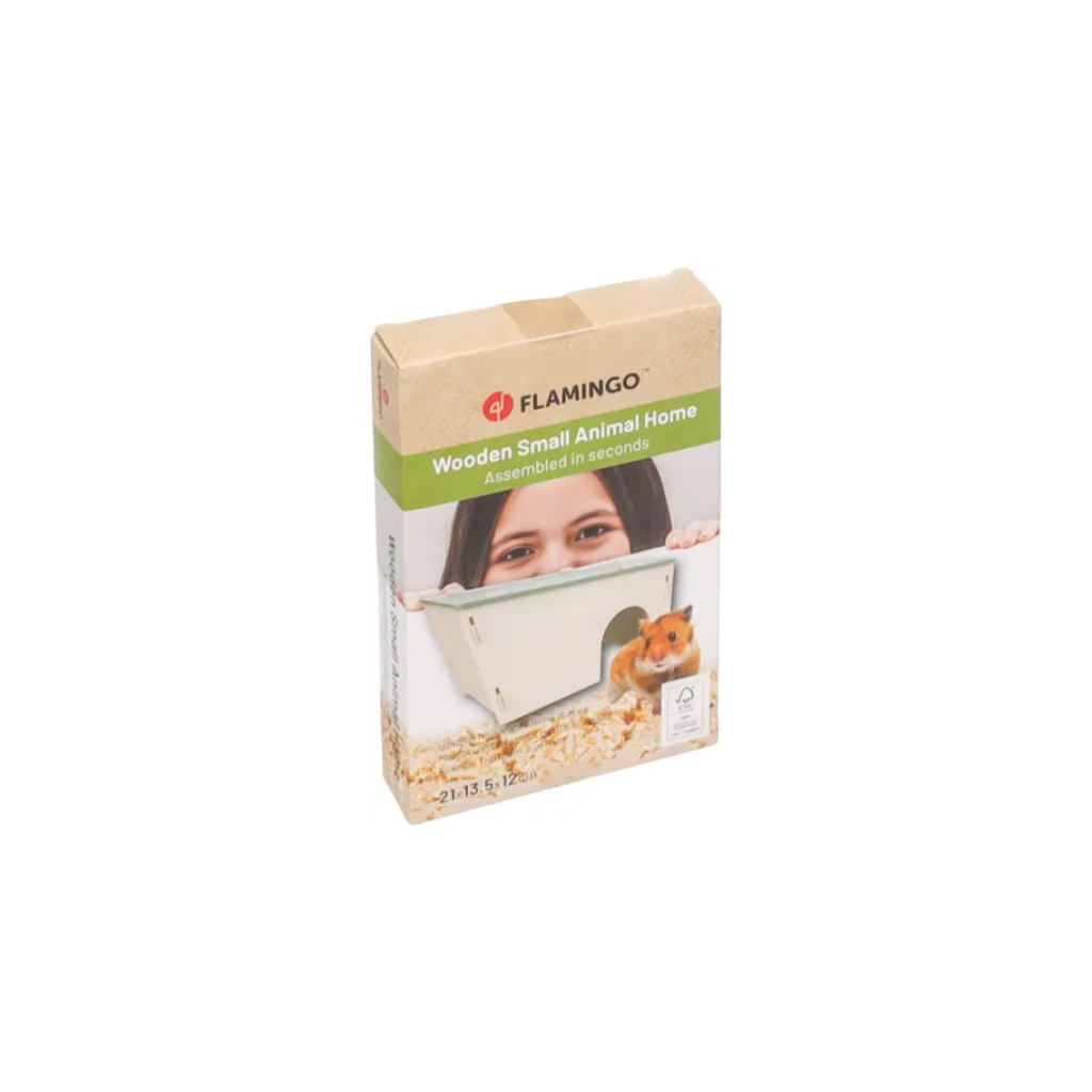 WOODEN SMALL ANIMAL HOUSE MICK
