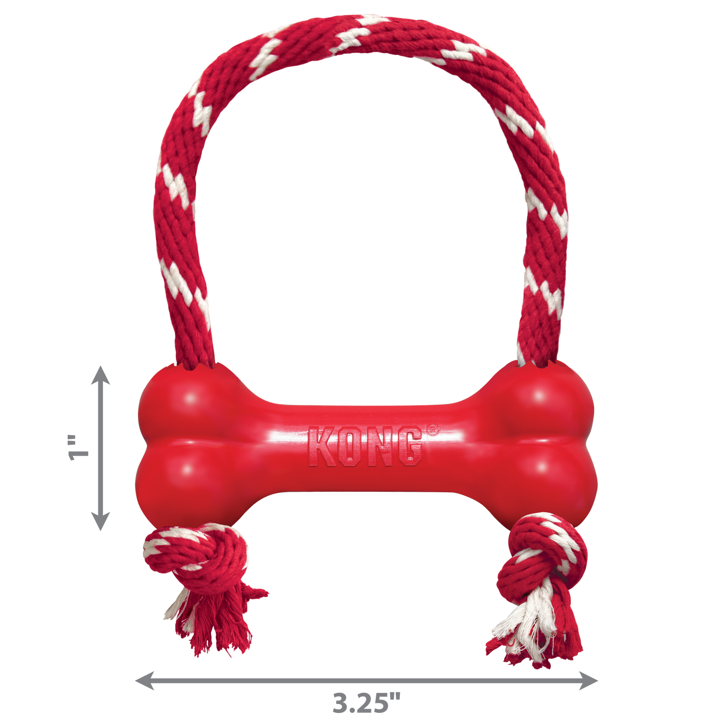 KONG GOODIE BONE WITH ROPE