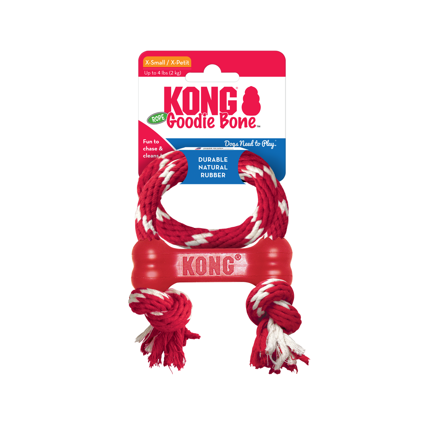 KONG GOODIE BONE WITH ROPE