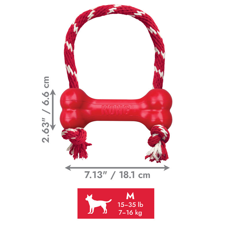 KONG GOODIE BONE WITH ROPE