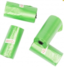 DOG WASTE BAGS BIO 4x20st green