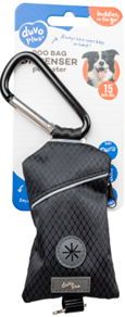 POOP BAG DISPENSER POLYESTER 6x20x1.35cm